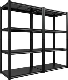 Garage Shelving Adjustable Storage Shelves 4 Tier Metal Shelving Unit Industrial Metal Shelves for Storage Garage Shelf Storage