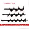 52cc 2.4HP 2-stroke Earth Digging Machine Auger Gasoline Powered Hole Digger w/ 3pcs Drill Bits 4" 6" 8"