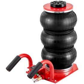 VEVOR Air Jack, 3 Ton/6600 lbs Triple Bag Air Jack, Airbag Jack with Six Steel Pipes, Lift up to 17.7 inch/450 mm, 3-5 s Fast Lifting Pneumatic Jack