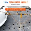 VEVOR Ratchet Chain Binder, 3/8"-1/2" Heavy Duty Load Binders, with G80 Hooks 12000 lbs Secure Load Limit, Labor-saving Anti-skid Handle