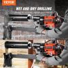 VEVOR Diamond Core Drilling Machine, 8in Wet&Dry Concrete Core Drill Rig with Stand, 750RPM Speed & 1-1/4" 5/8" Thread & Lifting Handle