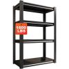 Garage Shelving Adjustable Storage Shelves 4 Tier Metal Shelving Unit Industrial Metal Shelves for Storage Garage Shelf Storage