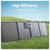 POWERWIN PWS110 Foldable Solar Panel Series/Parallel 24% Efficiency Durable Voltage Regulator Fast QC Output RV 110W ETFE IP65
