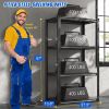 Garage Shelving Adjustable Storage Shelves 4 Tier Metal Shelving Unit Industrial Metal Shelves for Storage Garage Shelf Storage