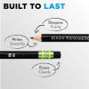 Ticonderoga Number 2 Soft Pencils, Wood-Cased Graphite Black Pencil, 12 Count