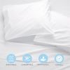 White Cotton Pillow Cases Standard Size Set of 12 Heavy Weight Quality Pillowcase with T 200 Thread Count Elegant Double Stitched Tailoring Pillowcase