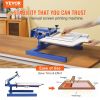 VEVOR Screen Printing Machine, 1 Color 1 Station Silk Screen Printing Press, 21.2x17.7in Screen Printing Press, Double-layer Positioning Pallet