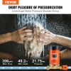VEVOR 120W Water Pressure Booster Pump, 110V AC,396 GPH 21.75 PSI Household Home Automatic Pressure Booster Pump