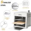 BIG HORN OUTDOORS Portable Infrared Broiler Propane Gas Grill, 1500 Degree Stainless Steel Tabletop Quick Cooking Steak Grill