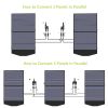 ALLPOWERS 60 100 140W Solarpanel for Jackery / BLUETTI / ECOFLOW Portable Powerstation , Foldable Solar Power Backup for Outdoor