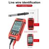 FS2201/2202 Tester Auto range Digital Multimeter 9999 Counts TRMS AC DC Voltmeter amp NCV Resistance Capacitance Temp Transistor
