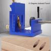 Pocket Hole Jig Kit Drill Guide Joint 1Woodworking Tools Accurate Angle Carpentry Locator Jig Woodwork Guides For Wood Splicing