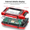 FS2201/2202 Tester Auto range Digital Multimeter 9999 Counts TRMS AC DC Voltmeter amp NCV Resistance Capacitance Temp Transistor