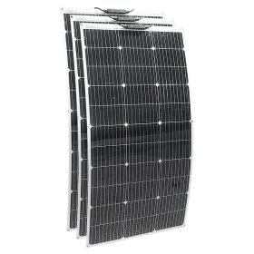 Flexible Solar Panel 100w 200w 300w 400w 500w 600w 1000w for Camping RV Boat Car Home 12V 24V Battery Charger (Color: 300w solar panel)