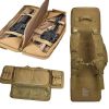 WINCENT Tactical Double Long Rifle Gun Case Bag Rifle Backpack Soft Firearm Transportation Carbine Case Lockable 35"42"46"inch