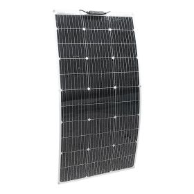 Flexible Solar Panel 100w 200w 300w 400w 500w 600w 1000w for Camping RV Boat Car Home 12V 24V Battery Charger (Color: 100w solar panel)