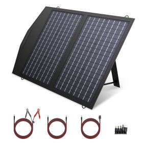 ALLPOWERS Foldable Solar Panel 400W / 200W / 140W / 100W / 60W Solar Charger with Solar Output for Power Station Solar Generator (Color: 18V 60W)
