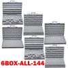 AideTek SMD storage SMT resistor capacitor Electronics Storage Cases & Organizers transparent toolbox storage box plastic BOXALL
