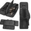 WINCENT Tactical Double Long Rifle Gun Case Bag Rifle Backpack Soft Firearm Transportation Carbine Case Lockable 35"42"46"inch