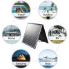 Flashfish 100W Solar Panel Foldable Solar Cells Battery Charger With 18V DC USB Fast Charge For Power Station Cell Phone