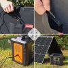 Flashfish 100W Solar Panel Foldable Solar Cells Battery Charger With 18V DC USB Fast Charge For Power Station Cell Phone