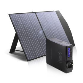 ALLPOWERS Solar Powerbank 41600mAh Home Backup,Outdoor Emergency Power 200W Powerstation Mit Solarpanel 60/100W For Tablet Phone (Color: 200W 100Wsolarpanel, Battery Capacity: 30001mAh-50000mAh)