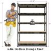 Prilinex Heavy Duty Storage Shelves 48" W x 24" D x 72" H - 5-Tier Adjustable Metal Garage Shelving Unit