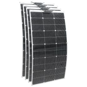 Flexible Solar Panel 100w 200w 300w 400w 500w 600w 1000w for Camping RV Boat Car Home 12V 24V Battery Charger (Color: 400w solar panel)