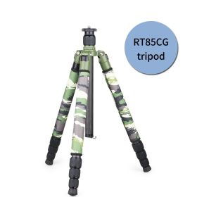 RT75CG/85CG Camouflage Carbon Fiber Tripod Monopod for DSLR Camera and Professional Video Camcorder with Low Profile Ball Head (Color: RT85CG tripod)