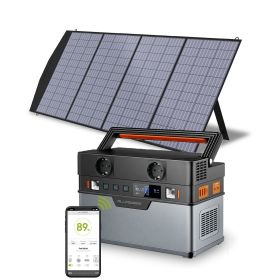 ALLPOWERS Portable Power Station 110/230V Home/Outdoor Emergency Backup Power, 700W / 2000W Solar Generator With 200W Solarpanel (Color: 700W 200W, Socket Standard: us)