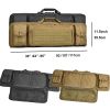 WINCENT Tactical Double Long Rifle Gun Case Bag Rifle Backpack Soft Firearm Transportation Carbine Case Lockable 35"42"46"inch