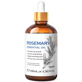 HIQILI 100ML Sandalwood Essential Oils,100% Pure Nature for Aromatherapy, Diffuser, Humidifier, Massage, Meditation, Candle (Color: Rosemary, NET WT: 100ml)