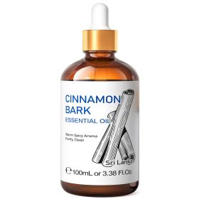 HIQILI 100ML Sweet Orange Essential Oils,100% Pure Nature for Aromatherapy, Diffuser, Humidifier, Massage, Fresh air, Candle (Color: Cinnamon Bark, NET WT: 100ml)